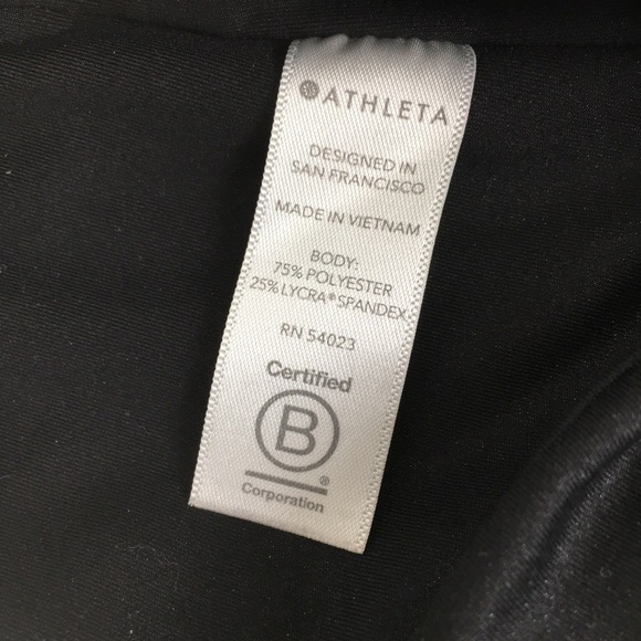 Athleta Elation Ultra High Rise Tight Soft Yoga Leggings Full Length Black Sz XS - Picture 8 of 12